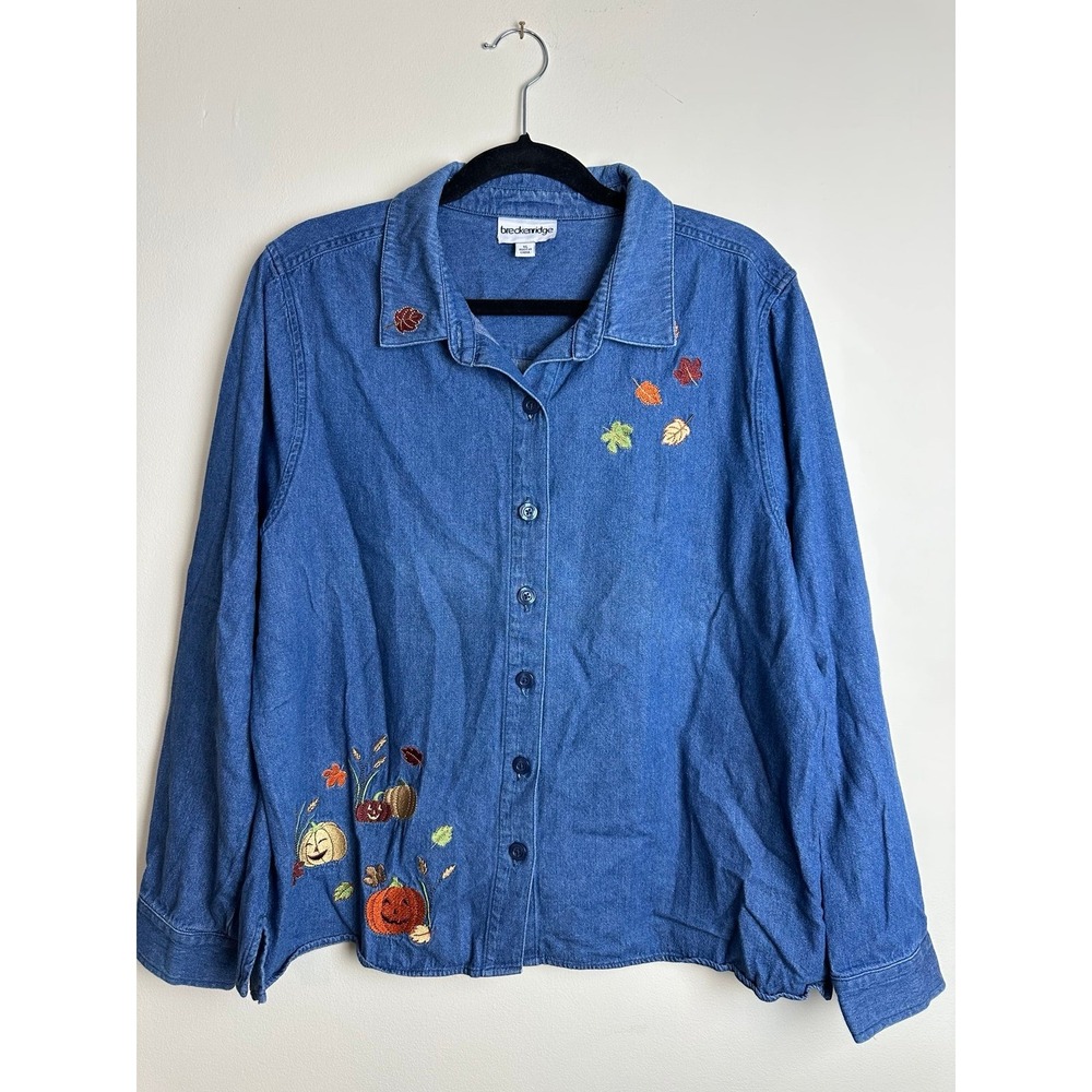 Breckenridge Jean Button Up Women's Halloween/Fall Shirt
